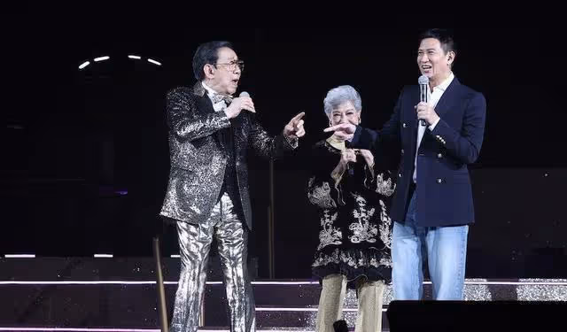 90歲TVB老戲骨紅館開唱！勁歌熱舞引圍觀，義子張家輝現身支持