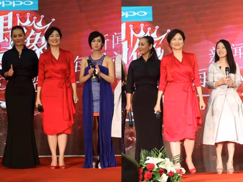 林青霞真看不出有68歲了，穿粉連衣裙配白色耳飾，氣質端莊女人味十足，網友：年紀大了更美了