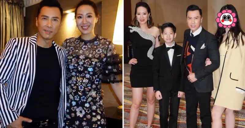 甄子丹這回驕傲了！1家4口首次亮相，16歲女兒身高直逼爸爸，打扮好比媽驚艷