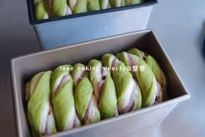 抹茶雙色香芋吐司❗承包您的多彩夏天