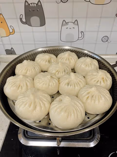 ♨️全麥香菇青菜包👏給肉都不換