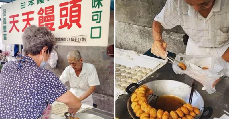 94歲阿公帶病出攤，堅持賣饅頭超60年，只賣5元不漲價，病重仍放不下，孝孫答應繼承攤位：他終安心合眼