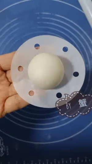 藍帽子小雪人饅頭