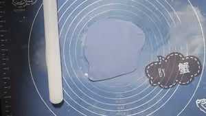 藍帽子小雪人饅頭