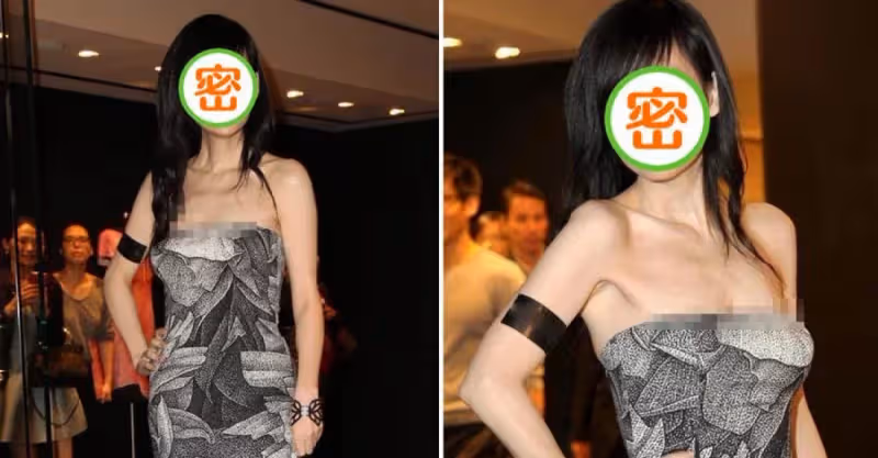 周慧敏把自己穿成了「藝術品」奔6年紀穿抹胸印花裙，看不到贅肉：55歲生生美回18歲