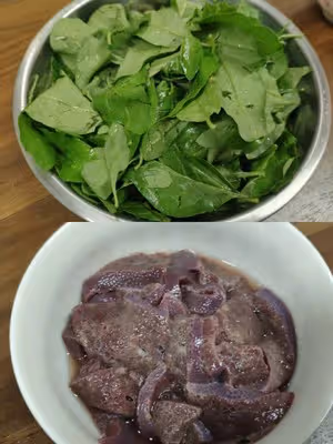 枸杞葉豬肝湯