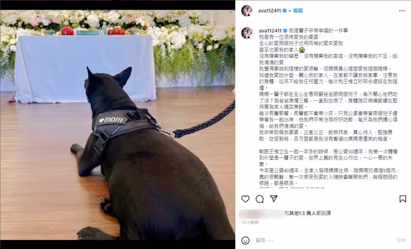 「吵架永遠站在我這邊」　丫頭深夜淚崩悼念婆婆