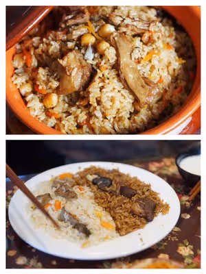 新疆黑抓飯