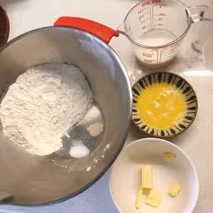 黑椒牛肉火腿雙拼披薩8寸