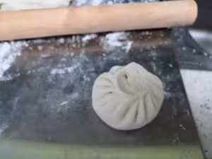 魚香肉絲餡包子