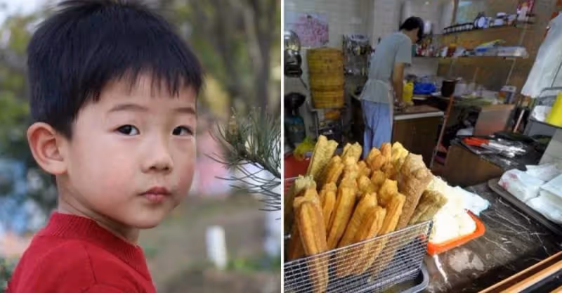 五歲男寶放學去買雪糕「一去不回」，十八年後的「一杯豆漿」，兒子認出親媽