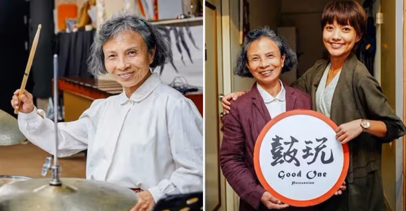 走出病痛折磨， 臺北搖滾奶奶70歲站上小巨蛋，鼓槌打出人生華麗樂章「人老了，反而更適合圓夢」