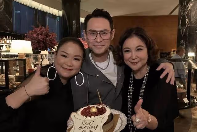 知名港星慶祝50歲生日！化妝師妻子高調現身，女方身材引關注