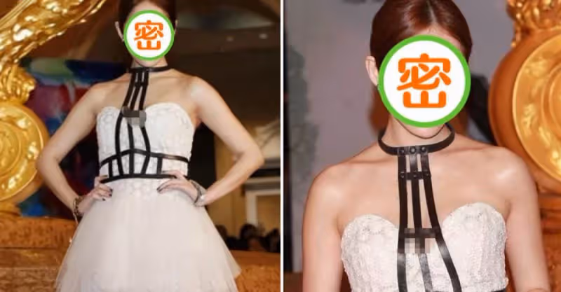 蕭亞軒終於有點胖了，鏤空抹胸裙配薄紗當裙擺，露出肩膀超吸睛，網友：43歲美成23歲