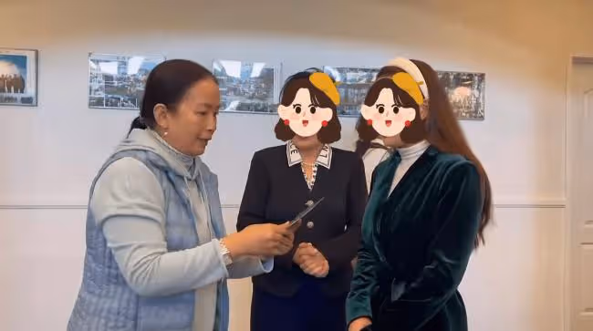 62歲呂麗萍美國家中宴請賓客 三婚丈夫老太多