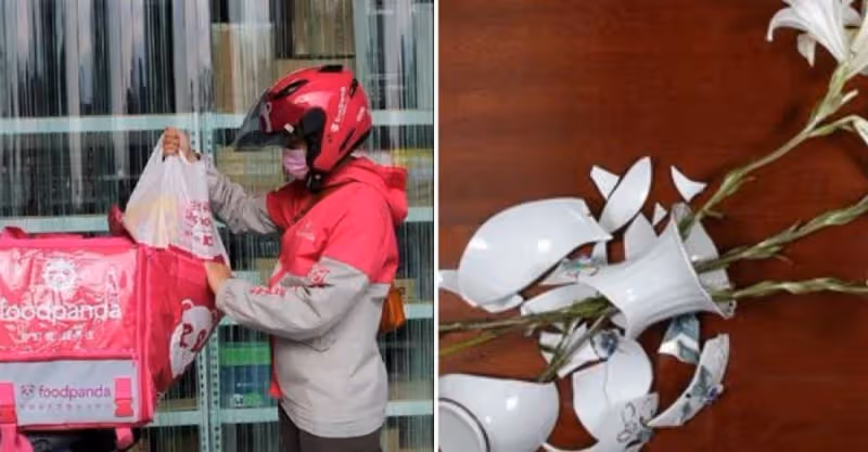 女大生假期兼職，去酒店送外送，不小心撞壞裝飾，被索賠50萬，誰知經理出來一看，直接笑了