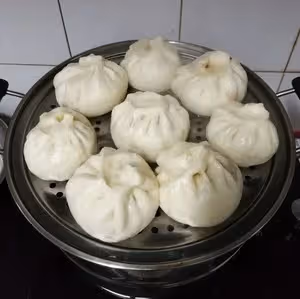 蘿蔔粉絲餡素包子
