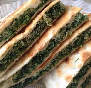 蔬菜（茴香苗）雞蛋合子