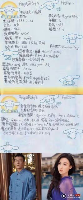 Angelababy 15歲「自我介紹」曝光！當年最喜歡陳冠希、張柏芝