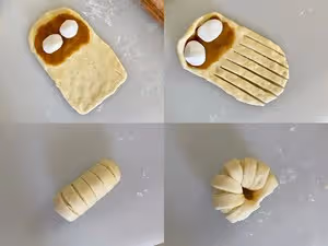 椰香南瓜麻薯小吐司