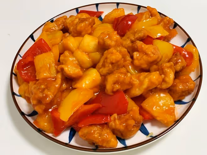 菠蘿咕嚕裡脊肉（炒雞好次）