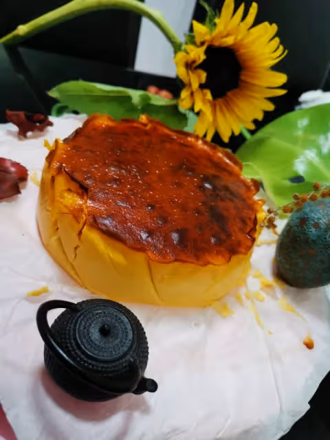 網紅巴斯克重芝士蛋糕（空氣炸鍋做的）