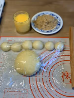 小美版一發麻薯肉鬆麵包