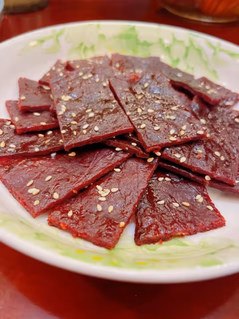 不加澱粉 豬肉脯（好吃得停不下來）