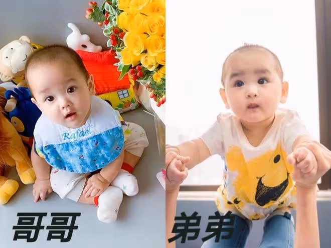 52歲鄭嘉穎手捧陳凱琳孕肚，官宣妻子懷三胎，五年抱仨效率好高