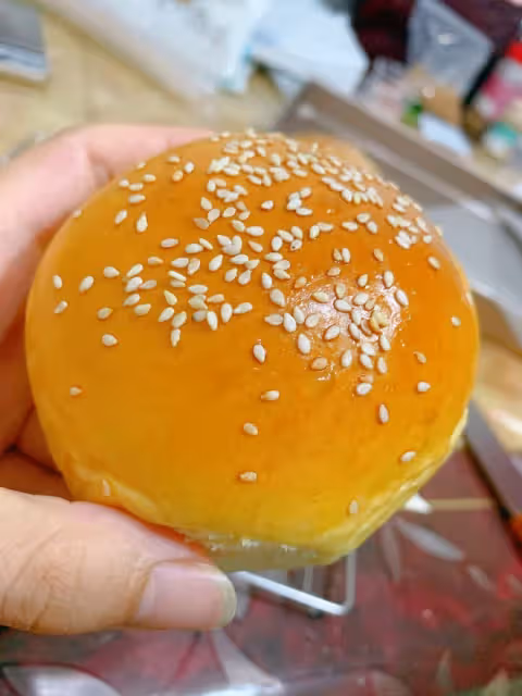 一發拉絲漢堡胚