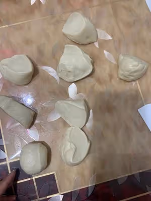 一發拉絲漢堡胚