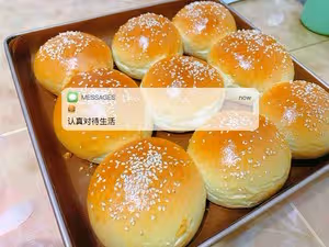 一發拉絲漢堡胚
