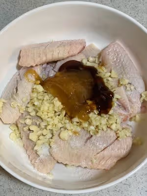 蒜香蜂蜜烤雞翅（空氣炸鍋版）