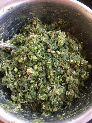 「茴香豬肉餡兒」這樣調/味道比包子鋪的還好吃😋😋😋
