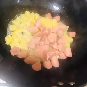 超好吃❗️孜然火腿土豆丁（燒烤料版）