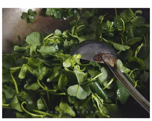 草子（草頭）炒年糕