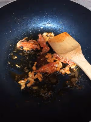白菜炒大蝦