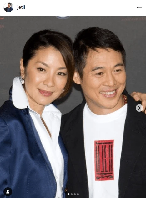 李連杰帶家人為楊紫瓊慶祝 利智疑被P掉