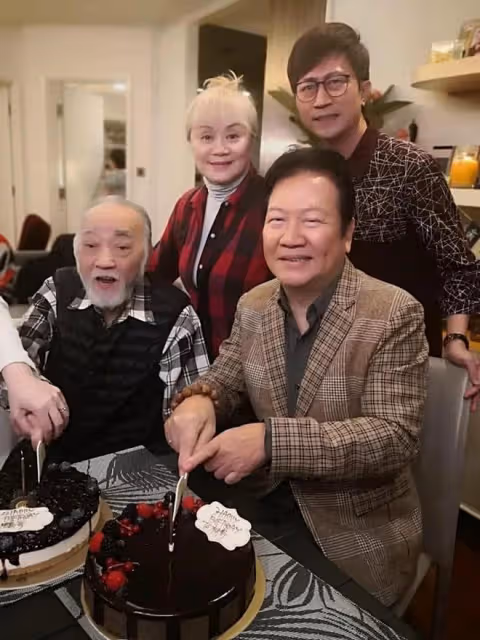 TVB藝人盧海鵬慶81歲生日，頭髮花白身形憔悴，狀態不如90歲胡楓