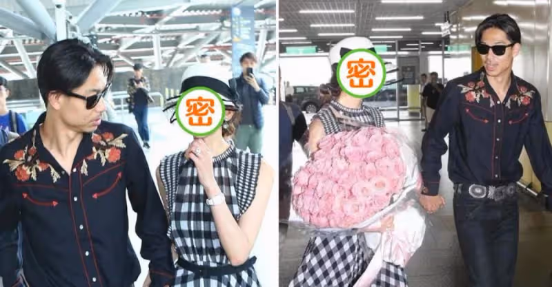 林志玲與日本老公同框，穿格紋連衣裙配復古禮帽，越來越有貴婦范