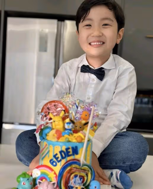 蔡琳曬照為兒子慶生，高梓淇隔空送祝福，女方戴婚戒疑有新戀情