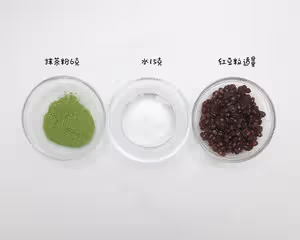 春天的顏色！抹茶紅豆吐司！