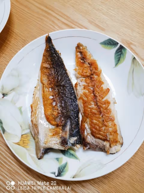 非常簡單的香煎青占魚