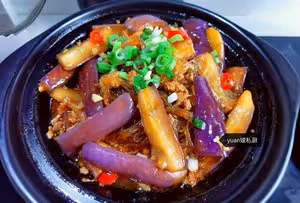 茄子肉末🍆粉絲煲