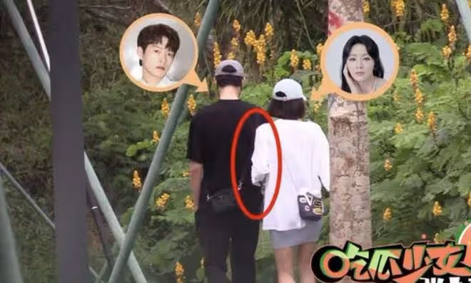 秦嵐魏大勛姐弟戀實錘！兩人挽手游三亞同住酒店，男方心不在焉