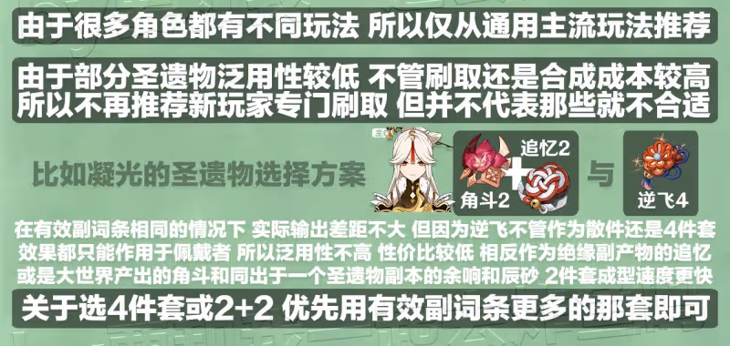 原神3.3全角色聖遺物武器推薦 3.3角色聖遺物武器推薦大全