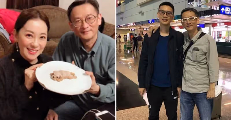 況明潔婚後無子，對兩繼子視如己出「比親生還好」送兒出國讀碩士，機場淚別，幸福生活惹人羨：幸福一家