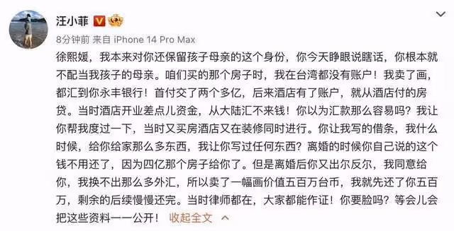 張蘭S媽隔空對罵，S媽被爆曾坐檯，大S曬帳單汪小菲霸氣回應