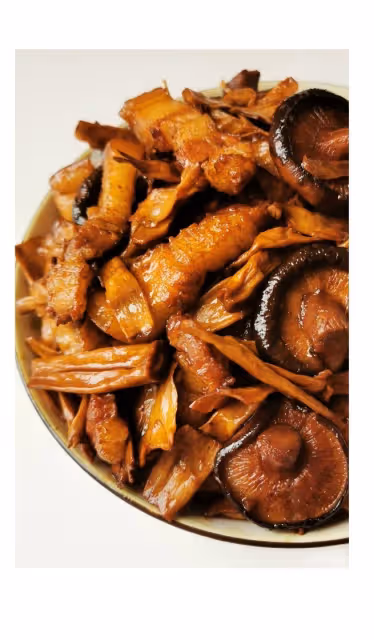 筍乾香菇燒肉