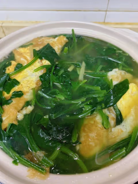 菠菜雞蛋湯